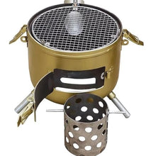 Smoker Kettle Grill 360° All-around Grilling Made of Stainless Steel Equipped with Thermometer and Grill Rack for Deck Patio Backyard Balcony Parties Outdoor BBQ Smokers