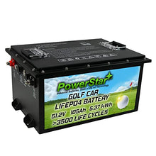 PowerStar Golf Cart/Club Car Battery Kit Black