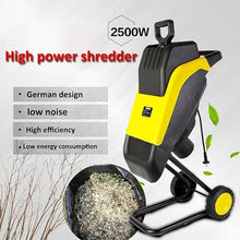 Acivirdde Garden Shredder, 2500w Silent Shredder, Small Garden Shredder and Chipper for Yard Wood and Hard Branch Debris