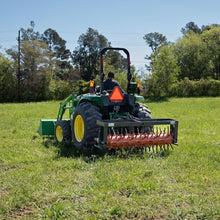 Titan Attachments 62" 3 Point Drum Aerator for Cat 1 & 2 Tractors with 88 Coring Plugs
