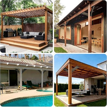 LQSYBHD Heavy Duty Arc 45 Degree Angle Bracket Wood Pergola Bracket Kit Pergola Accessories for Gazebos Decks Porches Etc Wood Post and Beam Angle Support Brackets(Size:12pcs)