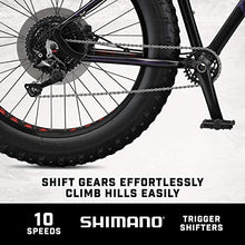 Mongoose Argus Sport Adult Fat Tire Mountain Bike 26-inch Black
