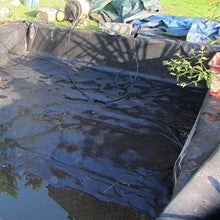 JINMLBO Flexible Pond Liner, Rubber Pond Skins, Tear Resistance Impermeable Film, 0.5mm PVC Pool Pad, for Fish Pond Bed Liners Reservoir River, 49 Sizes (Color : Black, Size : 10x20m)
