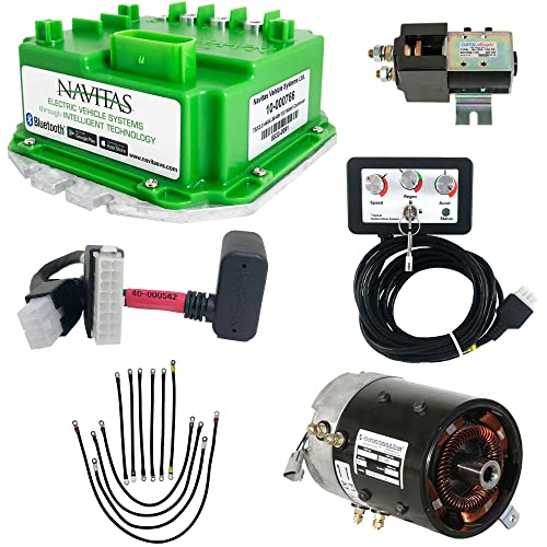 Revenge Golf Cart Parts & Accessories Club Car DS IQ 48v Navitas TSX 3.0 DC 5hp Motor and Controller Speed with Torque Package