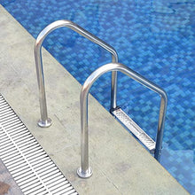 Etsuosy Pool Ladder Handrail, 304 Stainless Steel, Silver, 61 in Height, 20 in Width, Inground Swimming Pool Step Ladder