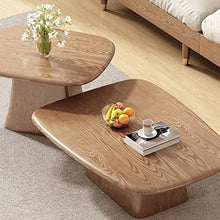 Living Room Table Japanese Coffee Table, Simple Ash Wood Sofa End Table, Set of 2 Coffee Table Modern Minimalist Side Table for Living Room, Balcony Outdoor Side Table (Color : C)