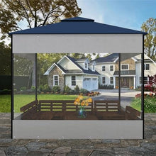 VZCOMM Outdoor Vinyl Curtain Clear Tarpaulin Waterproof Tarp for Gazebo Balcony(20'wx13'h(6.1 x4 m))