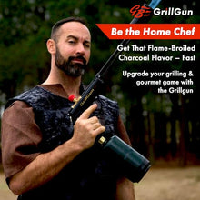 GRILLBLAZER GrillGun and Su-VGun Combo Set - GrillGun, Su-VGun, 8' Hose, 2 Stands - Grilling and Culinary Torch - BBQ Tools