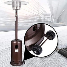 AIZYR Free Standing Outdoor Patio Heater - Patio Gas Heater Easy Control Bathroom Heater for Outdoor Restaurant Garden,Natural Gas