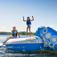 RAVE Sports O-Zone Plus Water Bouncer with Slide White/Blue
