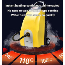FENOKD Multi-Purpose High Temp Steam Washer, 4-5Bar High Pressure Steam Cleaner with 8 Accessories, 120Ml/Min, 3.5L Tank, Smart Timer, for Home, Car, Ac Cleaning,Yellow