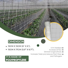 Hortomallas 5ft by 4920-Feet Professional Grade Vegetable Support Trellis Netting Roll/Scrog Net Roll, (59" x 4920' / 1.5m x 1500m) (mesh 5.9"x6.7" / 15cm x 17cm)