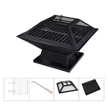 Fire Pit Outdoor Fire Pits Indoor Heating Brazier Courtyard Charcoal Stove Multifunction Winter BBQ Grill