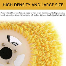 Ostreemaner Solar Photovoltaic Panel Cleaning Brush, Handheld Solar Cleaning Telescopic Rod-Adjustable Length, Double Brush Head (Spin), 40mm Telescopic Rod Diameter,Mains Power,5.5M