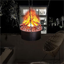 Atomized Fireplace Fireplace Decoration Simulated Flame Vintage-Style Built-in Round Fireplace Household