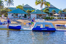 AQUAGLIDE Sierra 10 Floating Dock Island for Lake, Boat, Pool, Beach - Blue