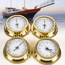 LLHBBSHYYDM Traditional Barometer, Traditional Weather Station for Home Wall, Fishing Vessel, Infants Room, Office