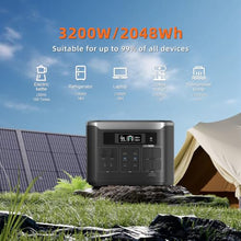 BP3000 3200W Solar Generator Portable Power Station 6144Wh LiFePO4 Battery