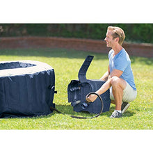 Intex PureSpa Plus Portable Inflatable Hot Tub Navy Blue
