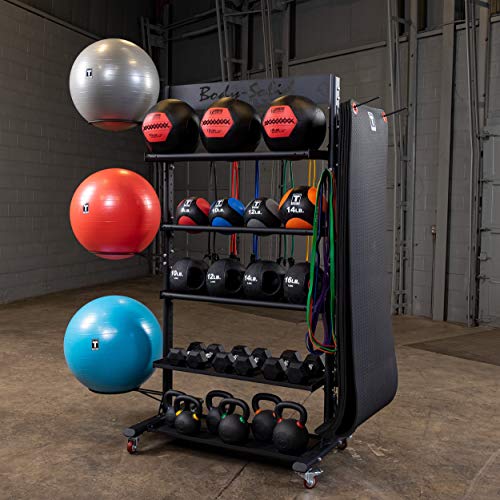 Body-Solid GAR250 Accessory Tower Black