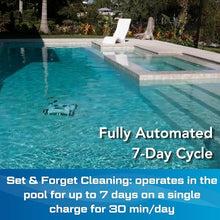 POOL BLASTER CX-1 Cordless Robotic Pool Cleaner, Automatic Vacuum for Inground and Above Ground Pools, Intelligent Wall Climbing Vac w/Strong Suction, High Capacity and Smart Scheduler