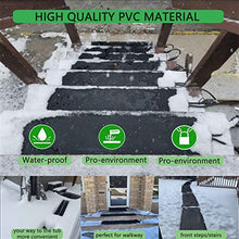iumLeap Heated Snow Melting Half Walkway Mat, Heated Snow&Ice Melting Stair Mat, Outdoor No Slip Heated Door Mat, No More Shoveling, Salting and Slipping, for Entran(1pcs-60x400cm/(20x158in))