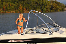 Monster Tower MTE Wakeboard Tower - Foldable Design, Polished and Anodized, 2.5" Aluminum Tubing