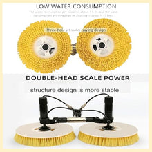 YLANMEI Special Roof Water Brush 7.5 M Solar Panel Cleaning Telescopic Pole, Electric Photovoltaic Panel Cleaner, Double Head Automatic Outdoor Cleaning Tools Window Cleaner