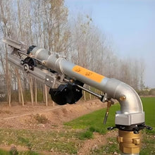 Big Impact Sprinkler Head Tractor Sprinkler 24°/44° Dual Spray Angles 16-26mm Nozzles 3-8bar Working Pressure for Nursery Crops Tea Dust Suppression ExtendedModel+2.2mStand