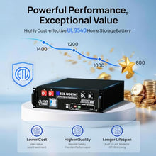 ECO-WORTHY Cubix100 48V 200Ah LiFePO4 Lithium UL9540 Server Rack Battery