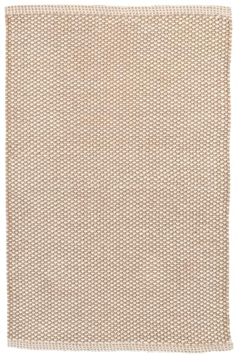 Dash & Albert Pebble Natural Solid Handwoven Rug, 6'x9'