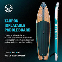 HO Sports Tarpon Inflatable Paddleboard iSUP Multi-color