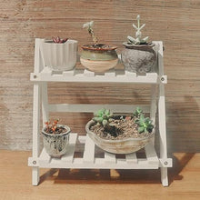 Ins Style Solid Wood Plant Trellis Table Windowsill Small Space Succulent Flower Rack Modern Flower Stand Minimalist Balcony Flowerpot Stand Simple Creative Ladder Shelf Multifunctional Shelf