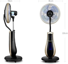 DFEDHF Powerful fan Factory Building Spray Fan Add Water Cooling Misting Electric Fan Remote Humidification Fan Ideal For Outdoor Use