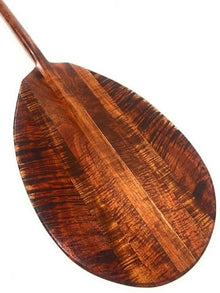 Tikimaster Ultimate Burl Curl Koa Paddle 60 in Steersman Hawaiian Yellow