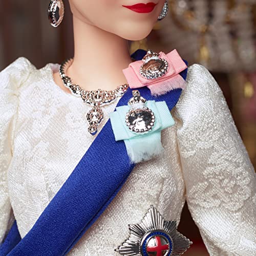 Barbie Signature Queen Elizabeth II Platinum Jubilee Doll Multicolor