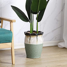 Flower Pots Plant Pots Outside Large Planter for Home & Garden Large Round Barrel Tub Garden Plant Pot Flower Planter with Drainage Holes - for Office, Desk, Indoor Table & Outdoor Garden ( 24cm)