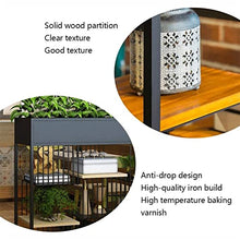 Flower Stand,Multifunctional Storage Shelf Display Rack Storage Shelf,Multi-Layer Flower Pot Stand Balcony Floor,for Indoor Balcony Study Living Room (Size : 12030110cm) ()