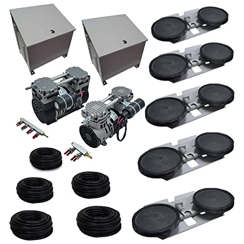 Pro Aeration System with Cabinet - 1/2 HP & 1 HP Pond Aerator Pumps