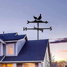 Various Weathervane Wind Wheel Decorative Garden Stake with Ornament Garden Weather Vane (Dove)