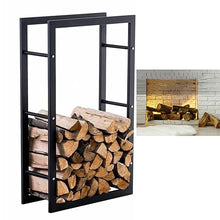 DOIBG Firewood Rack, Firewood Rack 2 Ft Firewood Rack for Outdoor Indoor Fireplace, Heavy Duty Log Holder for Fire Pit/Wood Storage, Wood Pile Logs Lumber Stacker Stand,