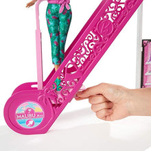 Barbie Malibu Ave Shopping Mall Playset - 50+ Pieces with Working Escalator, Fashion Boutique, Hair Salon, Food Court & Theater