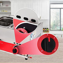 Multi-Function Gas Fryer, Professional Stainless Steel Lpg Gas Fryer, 33L Large Capacity Fryer with Three Tanks, Adjustable Firepower, Home and Commercial, Easy to Clean,Multicolourlpg