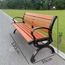 YXIANG56Q Buffet Sideboards Wider Aluminum Alloy Park Outdoor Bench Leisure with Backrest for Dining Room(Small)