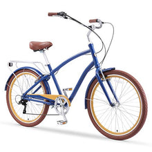 sixthreezero EVRYjourney Men's Bike Denim Honey w/ Brown Seat/Grips