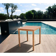 Outdoor Living and Style 5-Piece Eden Teak Patio Bar Set 46" Brown