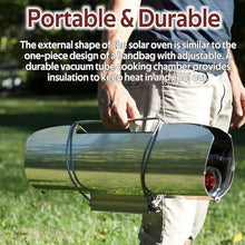 Foldable Solar Cooker, Fast Cooking in 20 Minutes, Portable Stove for Outdoor Hiking and Camping