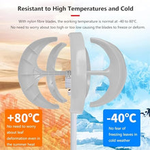 Zentorik 13000W Wind Turbine Generator Kit - 5-Blade 12V/24V/48V/72V/110V/220V Wind Power System - High-Efficiency Renewable Energy Solution for Marine, RV, Off-Grid, and Home Use