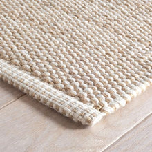 Dash & Albert Pebble Performance Area Rug 10' x 14' Neutral Solid Handwoven Washable Durable Fade Resistant Pebble Neutral