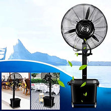 ZTKECO 110V Misting Fan Moving Oscillating Spray Fans with 42L Water Tank, Outdoor Misting Fanfor a Cool Patio Breeze, 25/29in Premium Cooling Fan, 3 Speeds(25in,Fixed)